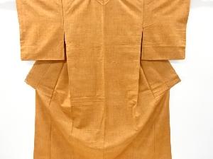 リサイクル　雨縞模様織り出し手織り紬着物